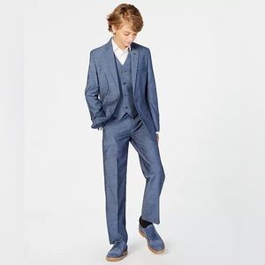 Calvin Klein Big Boys Plain-Weave Suit Jacket